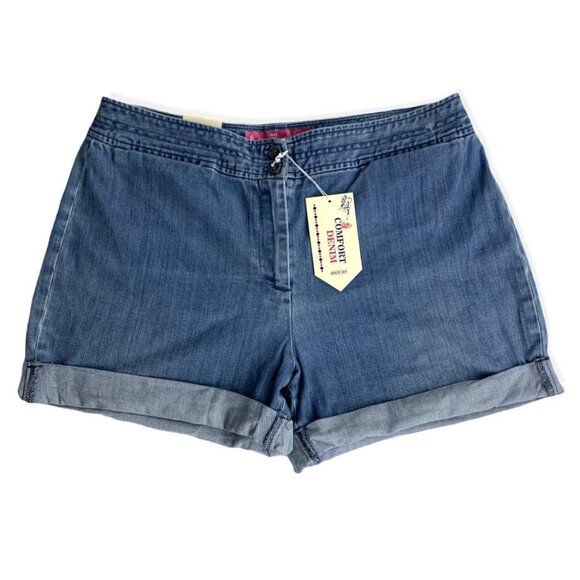 Comfort Denim Stretch Denim Women's Short 4" - Picture 1 of 10